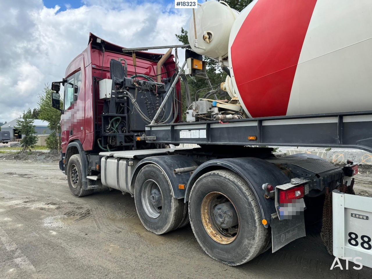 Scania R580 - Бетоновоз: снимка 4 Scania R580 - Бетоновоз: снимка 4