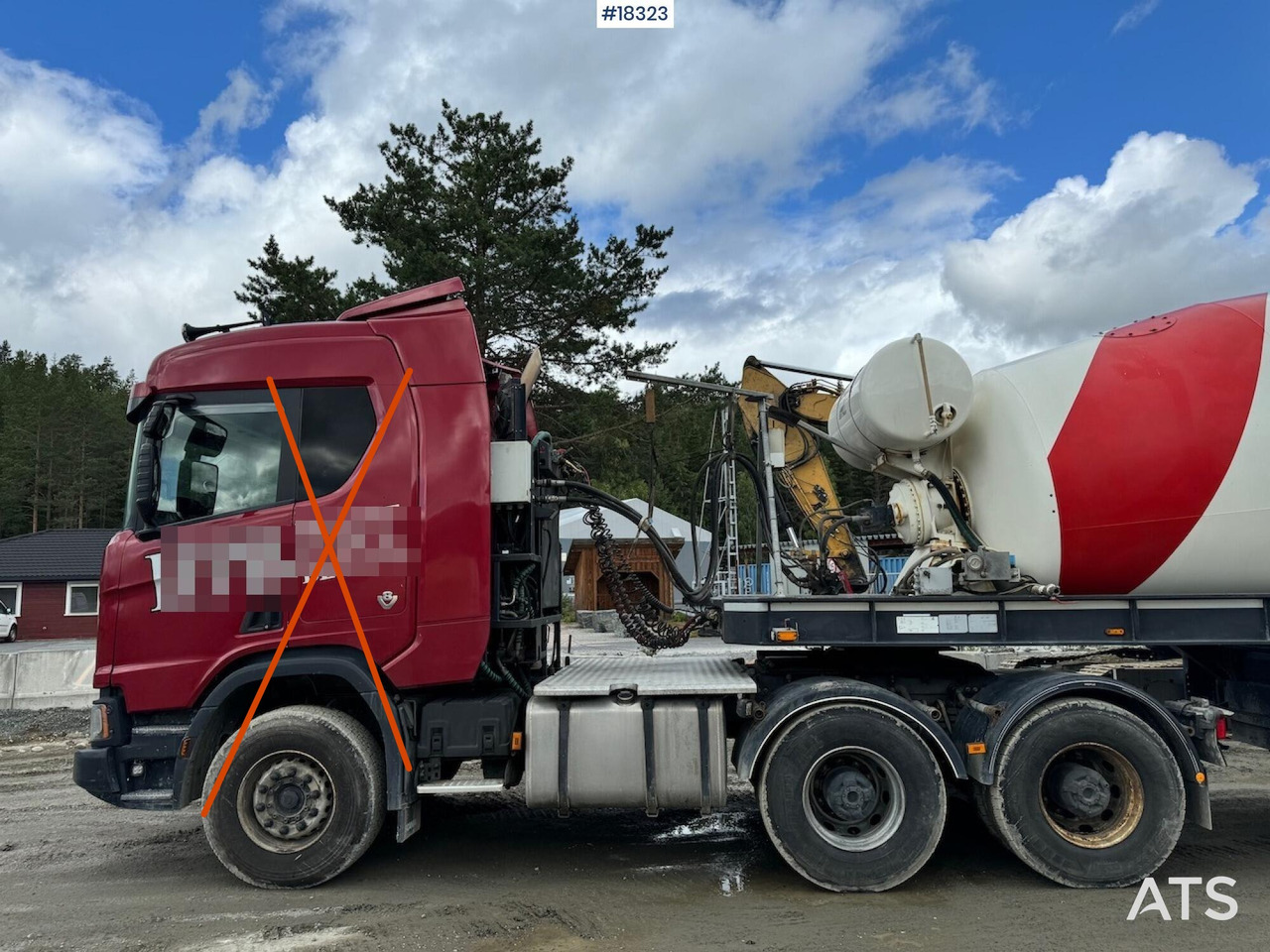 Scania R580 - Бетоновоз: снимка 3 Scania R580 - Бетоновоз: снимка 3