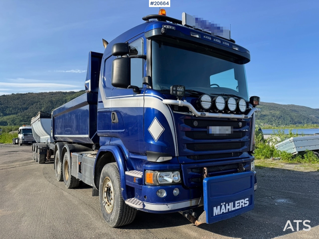 Scania R580 - Техника за слагане на асфалт: снимка 2 Scania R580 - Техника за слагане на асфалт: снимка 2