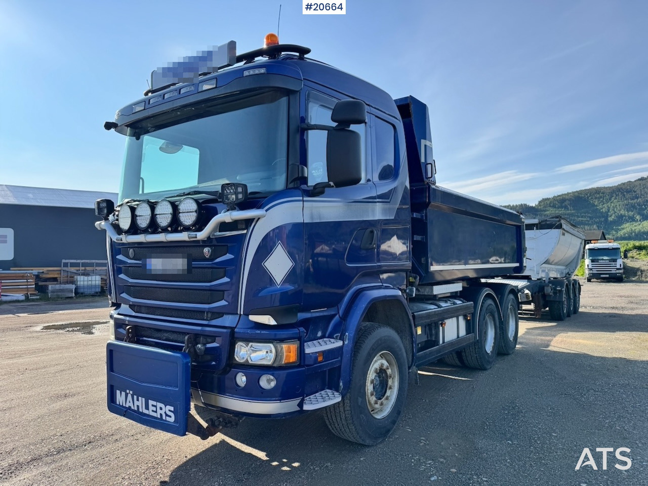 Scania R580 - Техника за слагане на асфалт: снимка 3 Scania R580 - Техника за слагане на асфалт: снимка 3