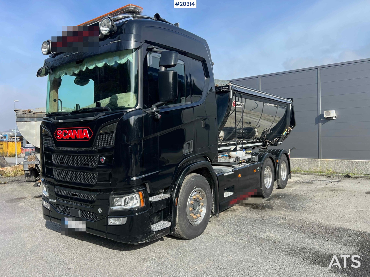 Scania R650 - Техника за слагане на асфалт: снимка 1 Scania R650 - Техника за слагане на асфалт: снимка 1
