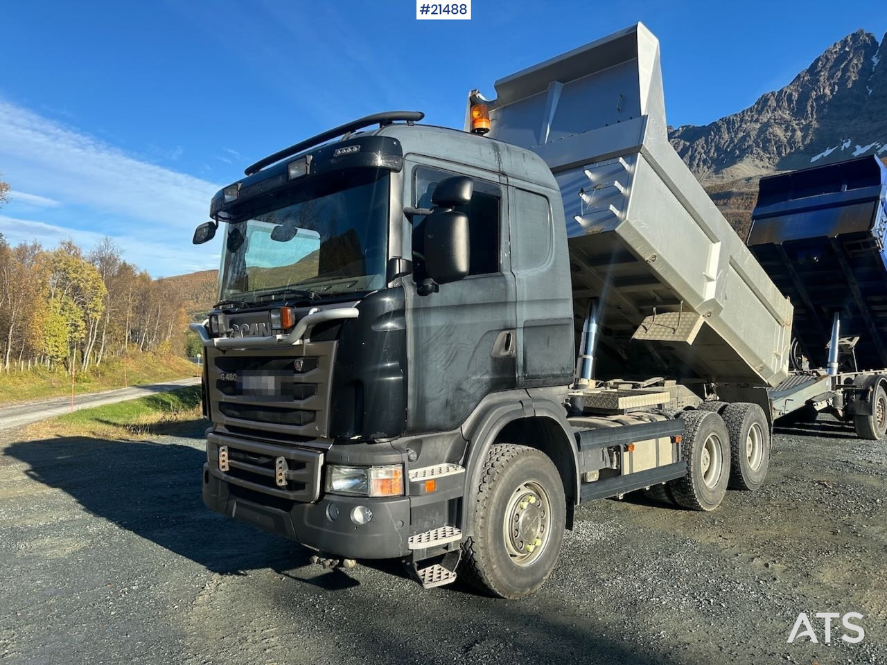 Scania Scania G480 6x4 brøyterigget tippbil - Самосвал камион: снимка 2 Scania Scania G480 6x4 brøyterigget tippbil - Самосвал камион: снимка 2