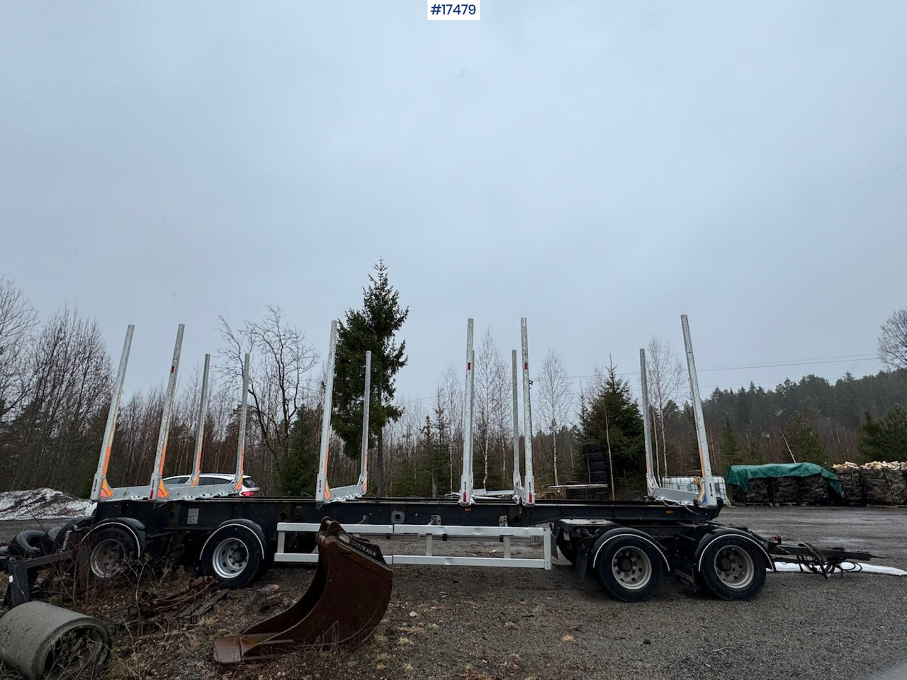 Trailer-Bygg Trailer-Bygg tømmerhenger - Ремарке за дърва: снимка 5 Trailer-Bygg Trailer-Bygg tømmerhenger - Ремарке за дърва: снимка 5