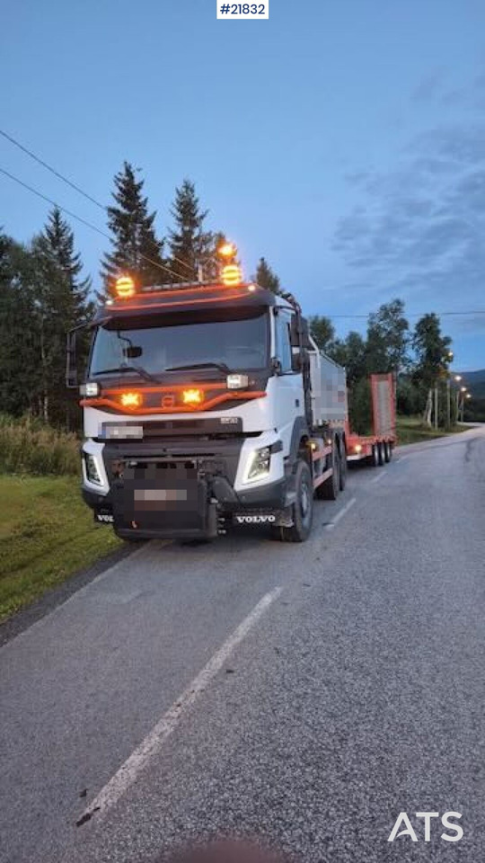 Volvo 2019 Volvo FMX 6x6 brøyterigget tippbil m/ 9,5 t/m kran, 2 sett dekk og lettkasse - Самосвал камион: снимка 2 Volvo 2019 Volvo FMX 6x6 brøyterigget tippbil m/ 9,5 t/m kran, 2 sett dekk og lettkasse - Самосвал камион: снимка 2