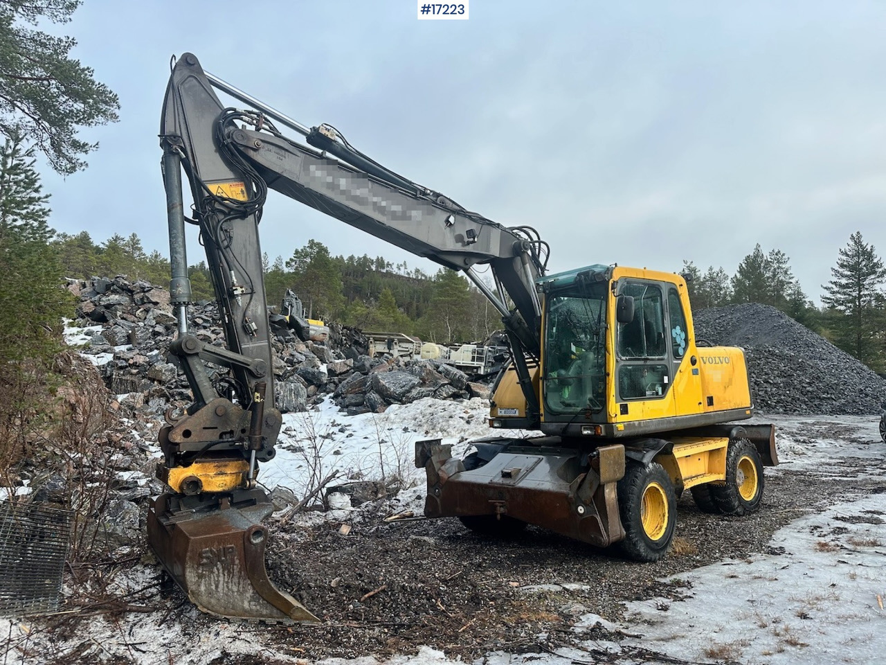 Volvo EW160B - Багер: снимка 1 Volvo EW160B - Багер: снимка 1