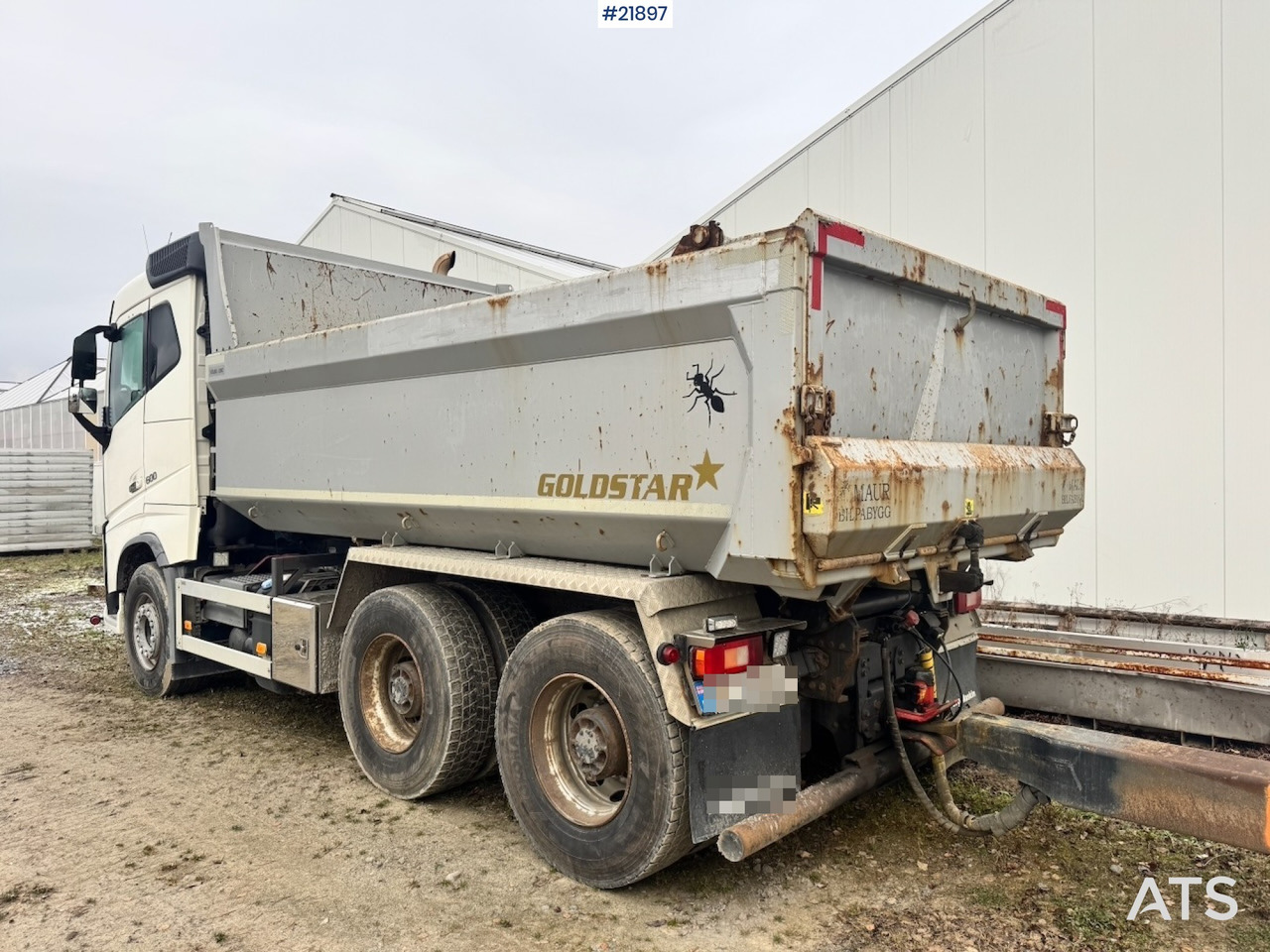 Volvo FH16 600 6x4 Tippbil. 280 000 km! SE VIDEO - Самосвал камион: снимка 4 Volvo FH16 600 6x4 Tippbil. 280 000 km! SE VIDEO - Самосвал камион: снимка 4