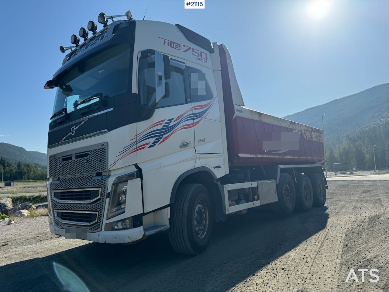 Volvo FH16 750 - Самосвал камион: снимка 1 Volvo FH16 750 - Самосвал камион: снимка 1