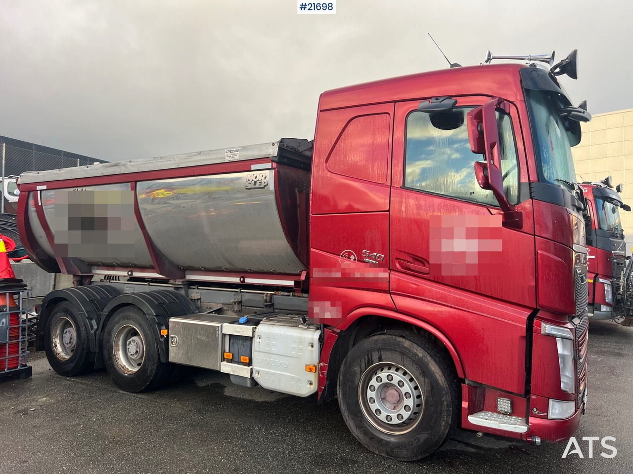 Volvo FH540 6x4 tippbil m/ asfaltkasse og tippkasse - Самосвал камион: снимка 5 Volvo FH540 6x4 tippbil m/ asfaltkasse og tippkasse - Самосвал камион: снимка 5