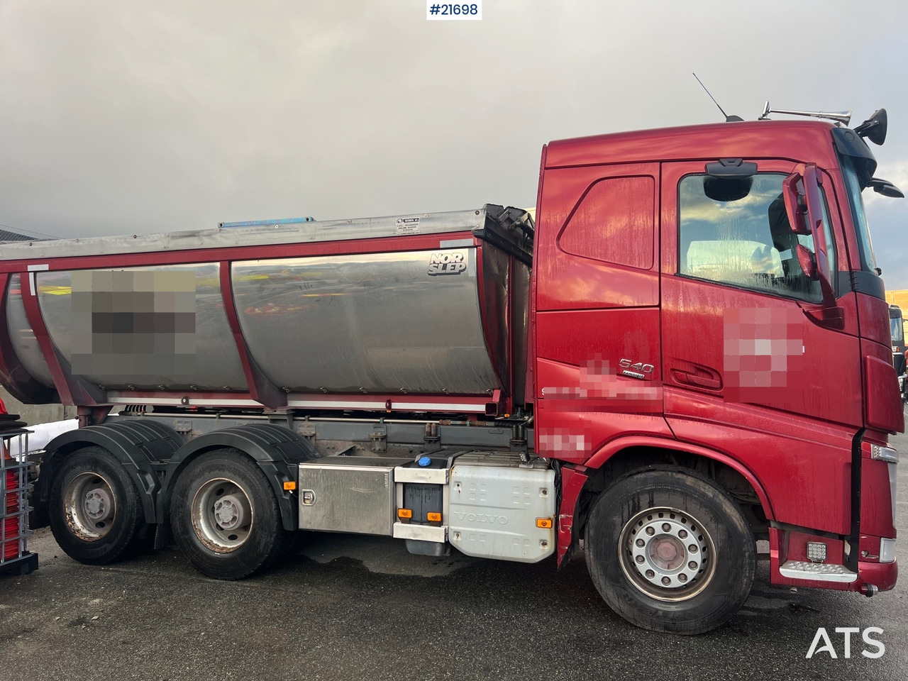 Volvo FH540 6x4 tippbil m/ asfaltkasse og tippkasse - Самосвал камион: снимка 1 Volvo FH540 6x4 tippbil m/ asfaltkasse og tippkasse - Самосвал камион: снимка 1