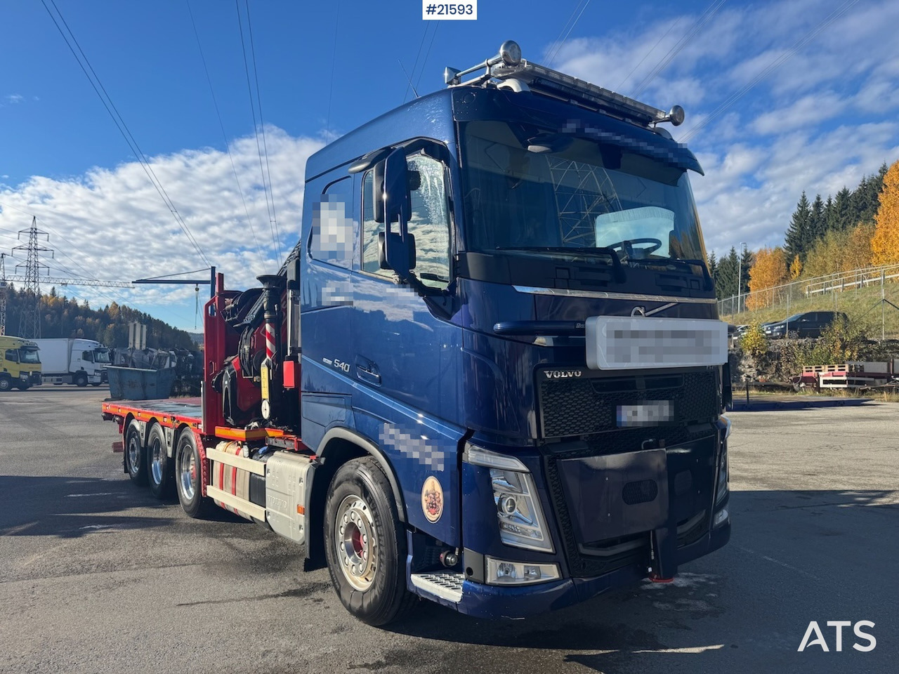 Volvo FH540 Kombibil m/ 54 t/m Fassi kran m/ Jibb og Vinsj - Камион с кран: снимка 2 Volvo FH540 Kombibil m/ 54 t/m Fassi kran m/ Jibb og Vinsj - Камион с кран: снимка 2