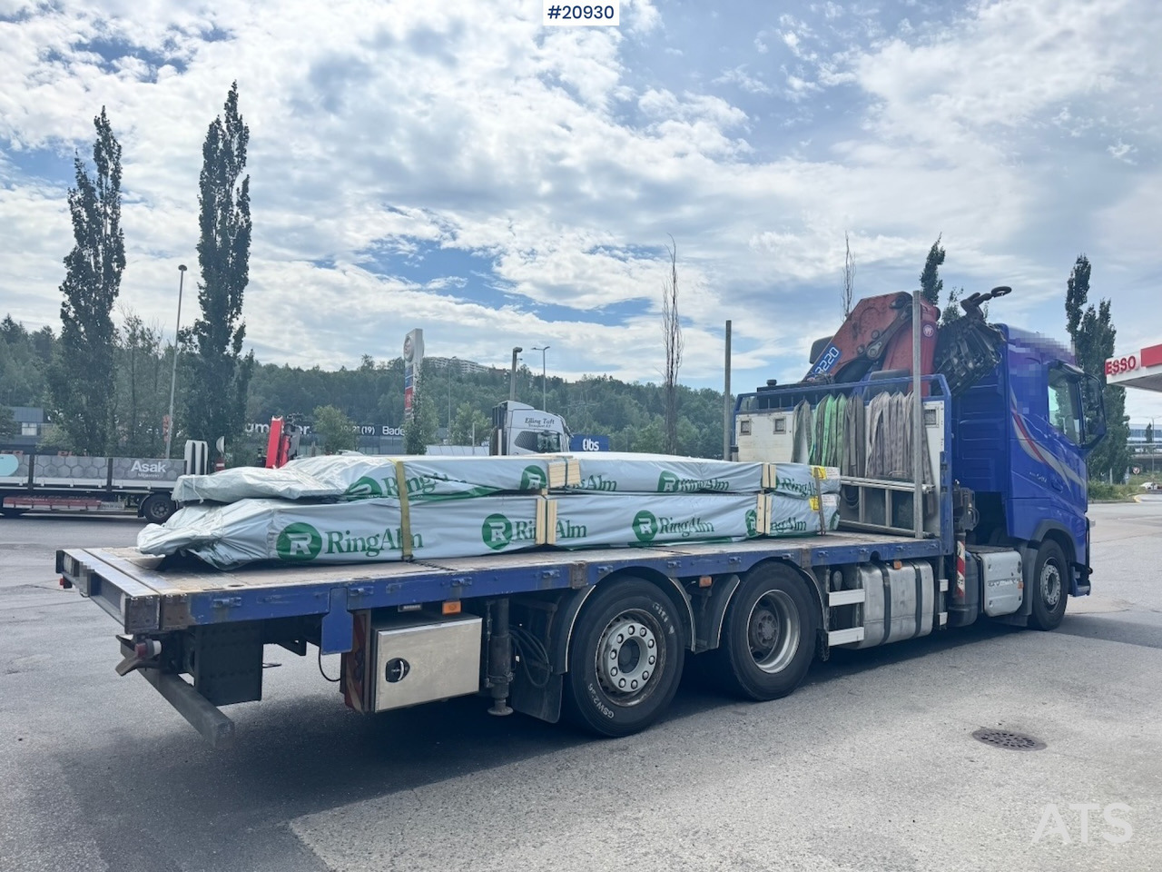 Volvo FH540 - Бордови камион, Камион с кран: снимка 3 Volvo FH540 - Бордови камион, Камион с кран: снимка 3