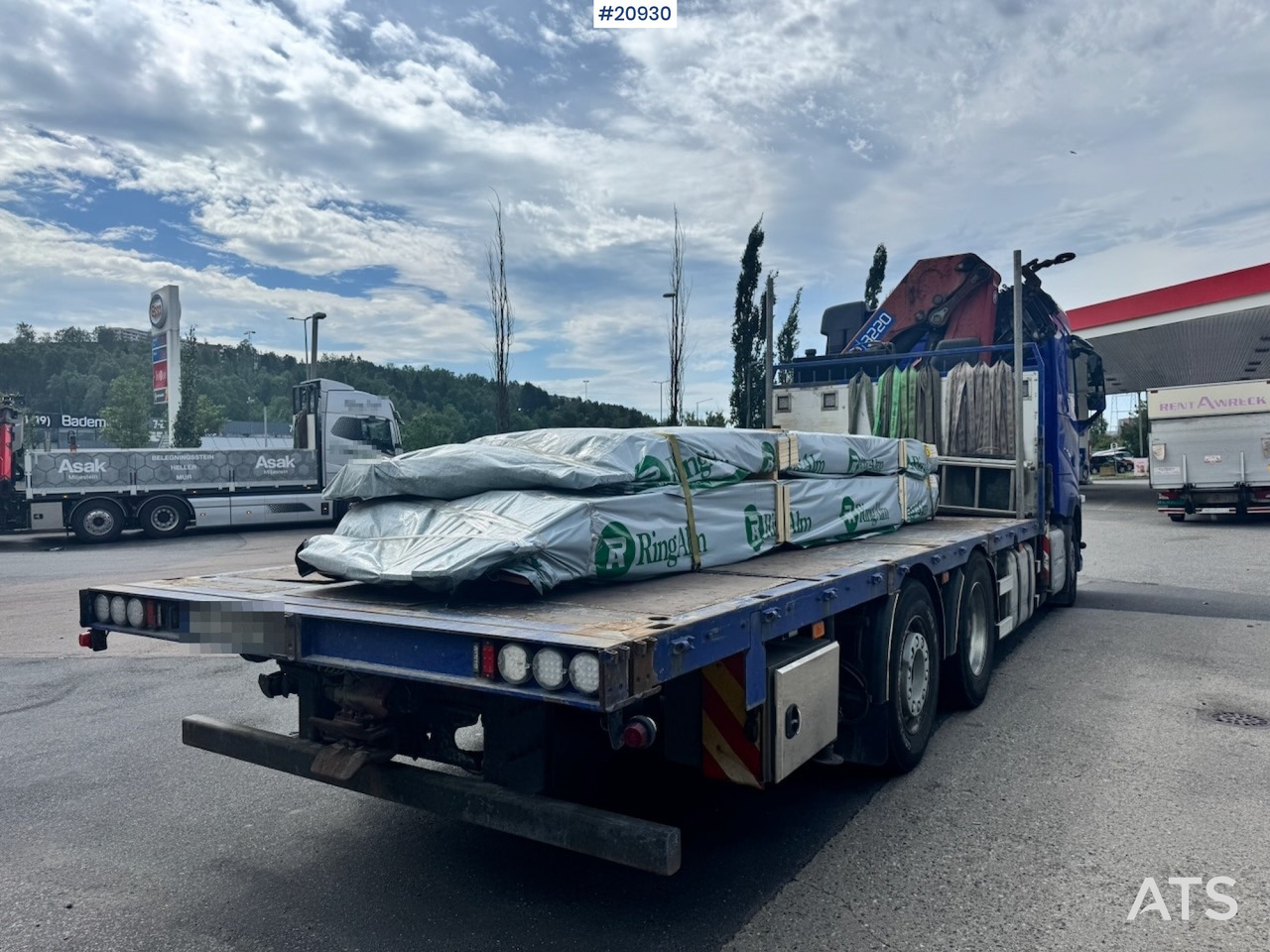 Volvo FH540 - Бордови камион, Камион с кран: снимка 4 Volvo FH540 - Бордови камион, Камион с кран: снимка 4