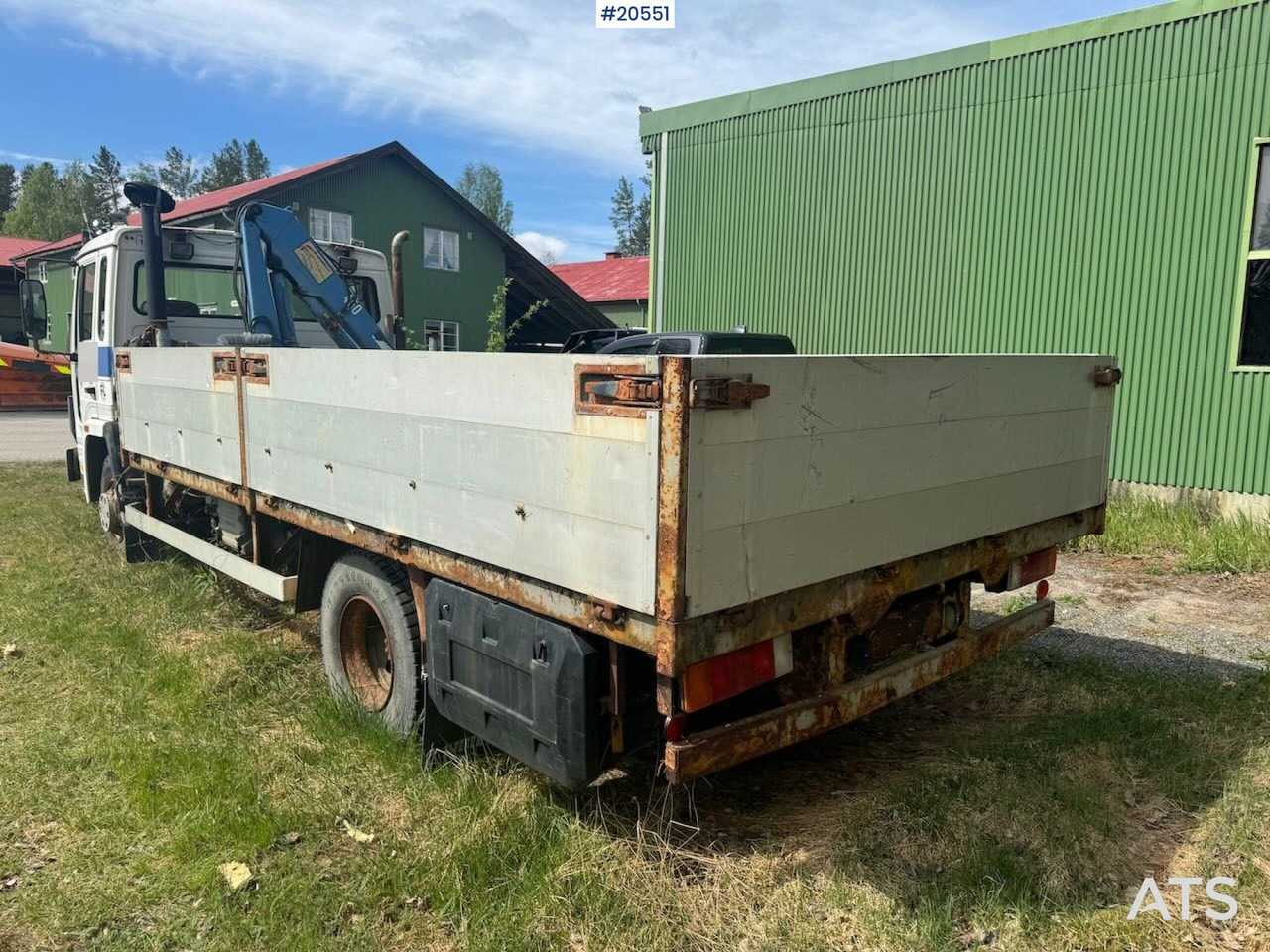 Volvo FL4 - Бордови камион, Камион с кран: снимка 3 Volvo FL4 - Бордови камион, Камион с кран: снимка 3