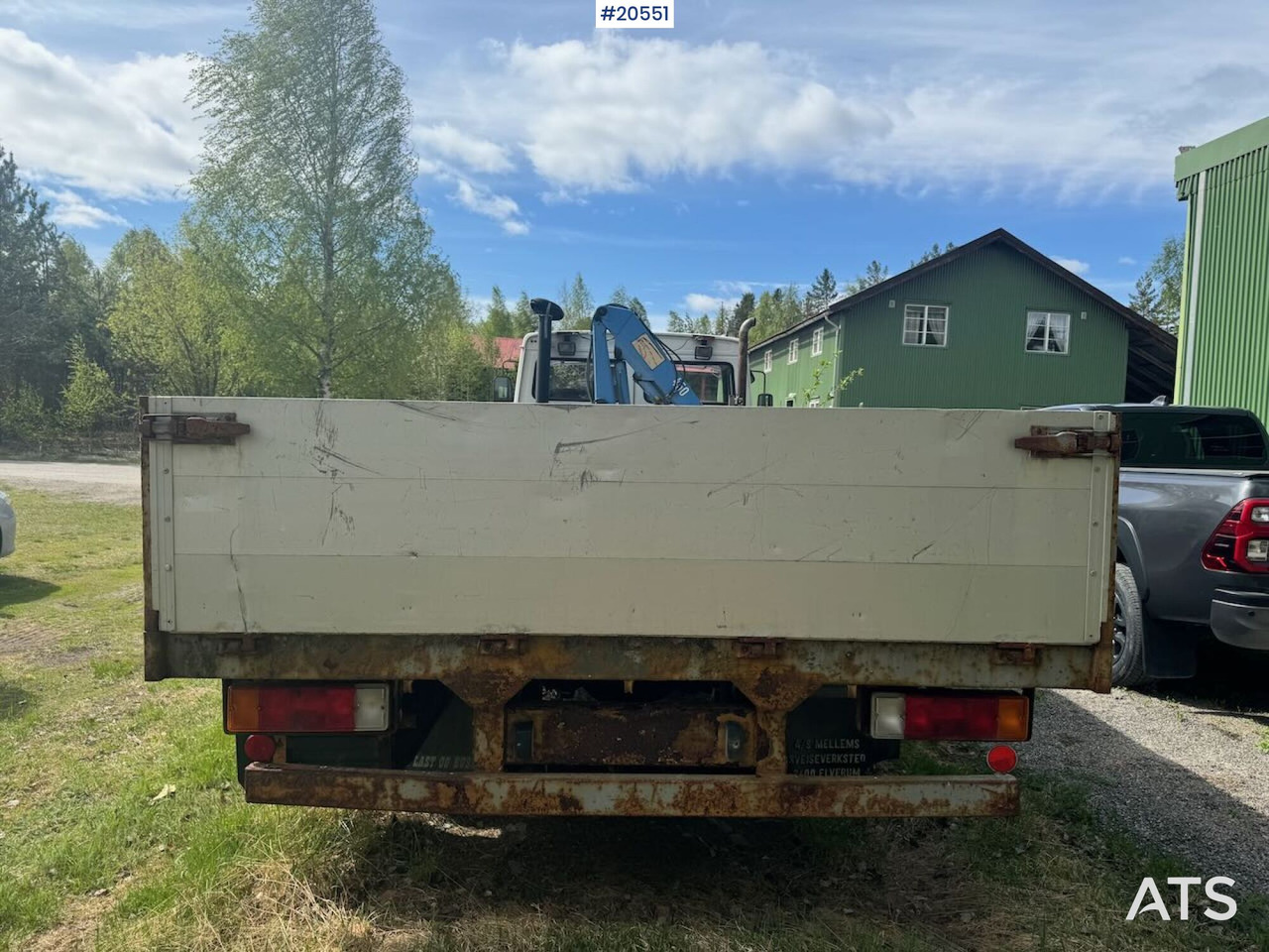 Volvo FL4 - Бордови камион, Камион с кран: снимка 4 Volvo FL4 - Бордови камион, Камион с кран: снимка 4