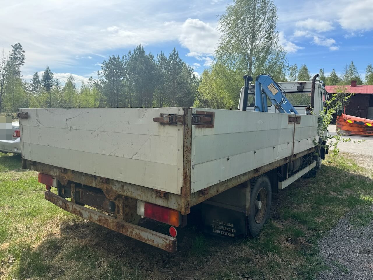 Volvo FL4 - Бордови камион, Камион с кран: снимка 5 Volvo FL4 - Бордови камион, Камион с кран: снимка 5
