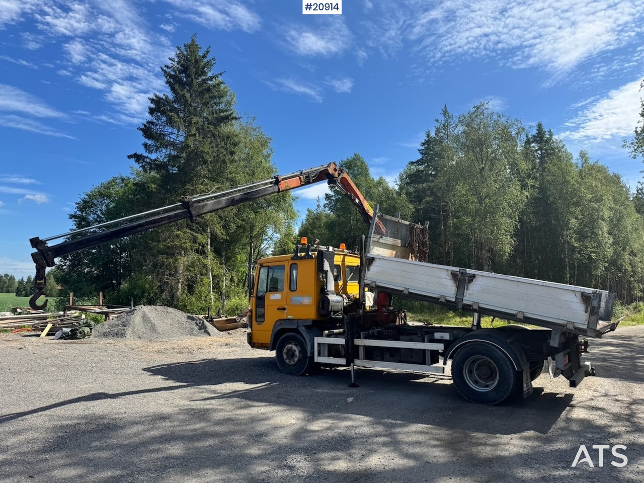 Volvo FL6 - Самосвал камион, Камион с кран: снимка 4 Volvo FL6 - Самосвал камион, Камион с кран: снимка 4