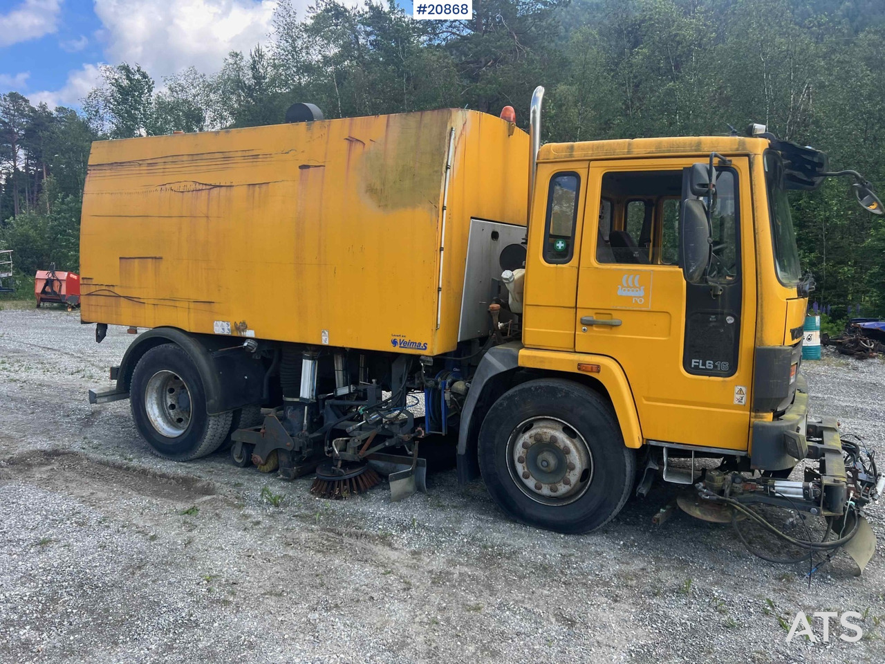 Volvo FL616 - Мотометачна машина: снимка 4 Volvo FL616 - Мотометачна машина: снимка 4