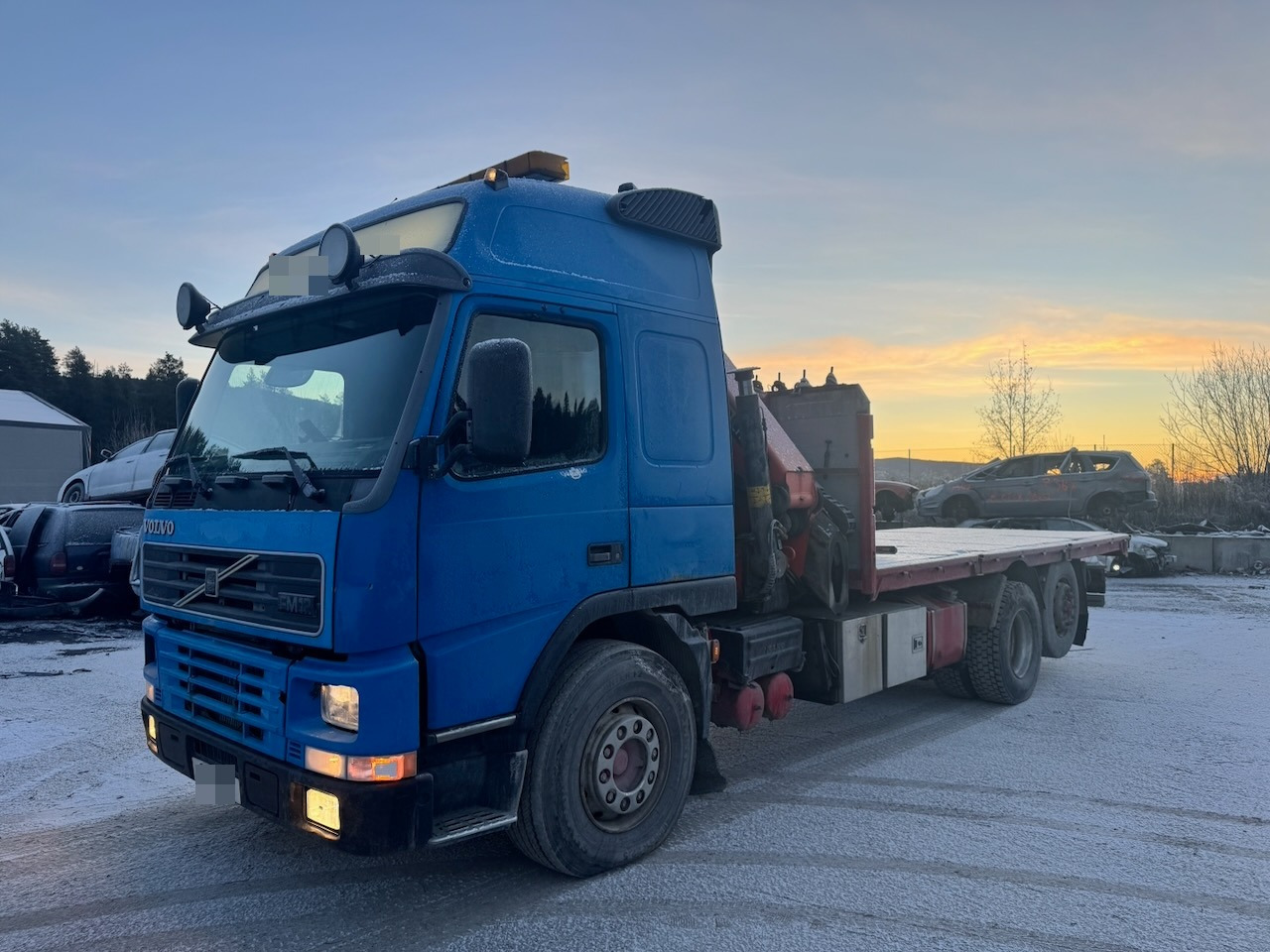 Volvo FM12 6x2 Kranbil m/ 23 t/m Palfinger kran - Камион с кран: снимка 1 Volvo FM12 6x2 Kranbil m/ 23 t/m Palfinger kran - Камион с кран: снимка 1