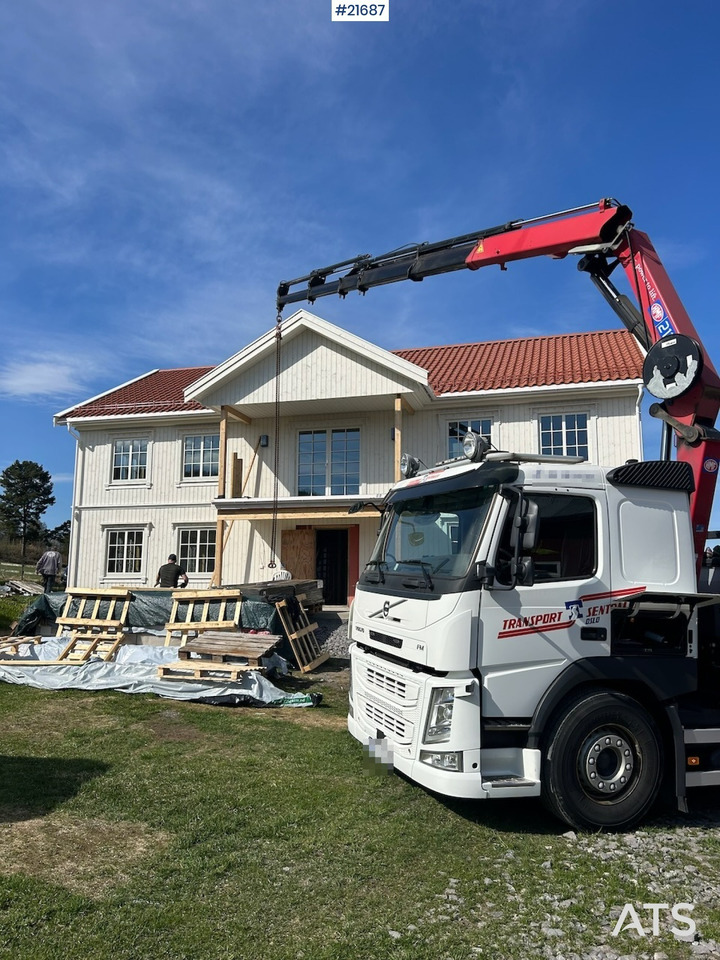 Volvo FM450 Kranbil m/ 21 t/m HMF kran og Løftelem. 194 000 km! - Камион с кран: снимка 3 Volvo FM450 Kranbil m/ 21 t/m HMF kran og Løftelem. 194 000 km! - Камион с кран: снимка 3