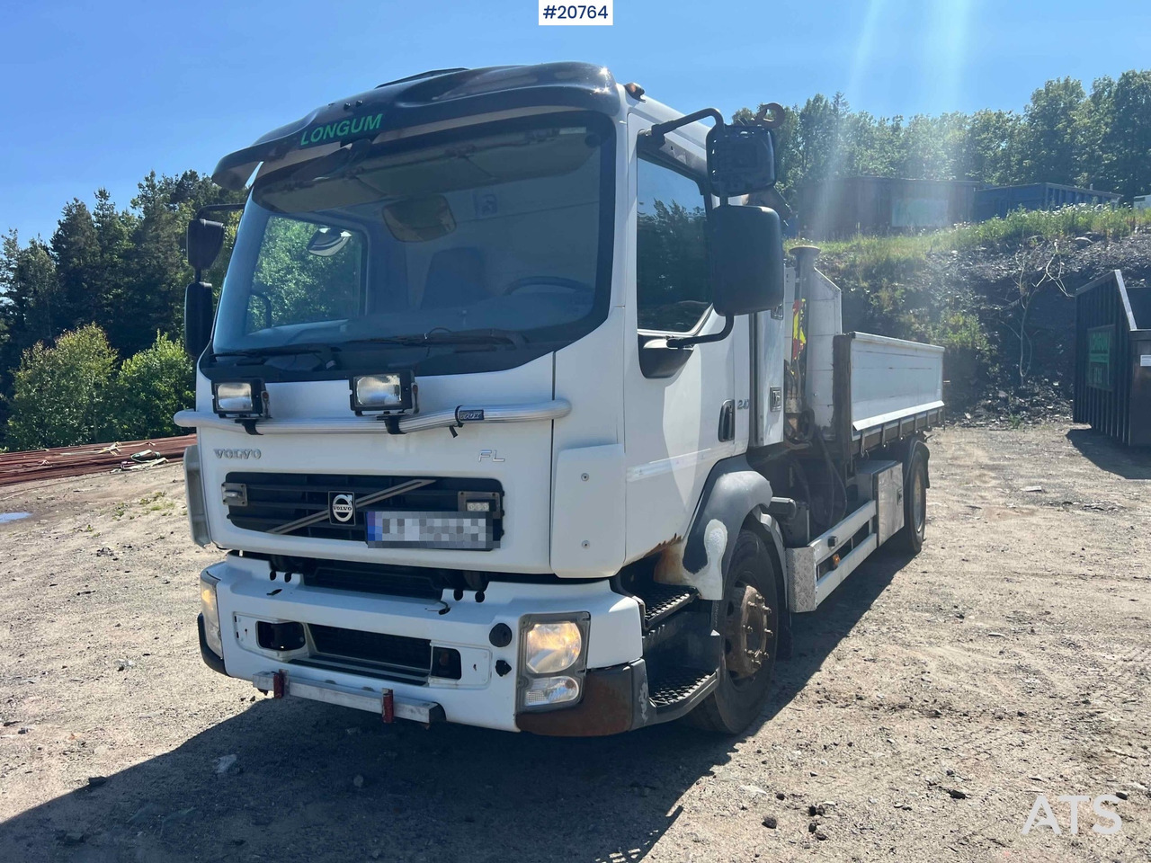Volvo Fl-240 - Бордови камион, Камион с кран: снимка 3 Volvo Fl-240 - Бордови камион, Камион с кран: снимка 3