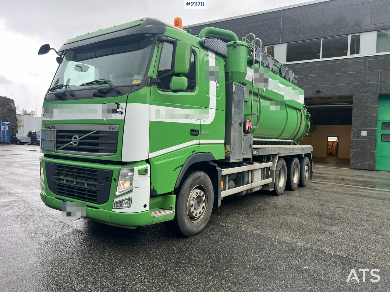 Volvo fh500 8x4 Slamsuger m/ 2010 Inter consult påbygg - Каналопочистваща машина: снимка 1 Volvo fh500 8x4 Slamsuger m/ 2010 Inter consult påbygg - Каналопочистваща машина: снимка 1