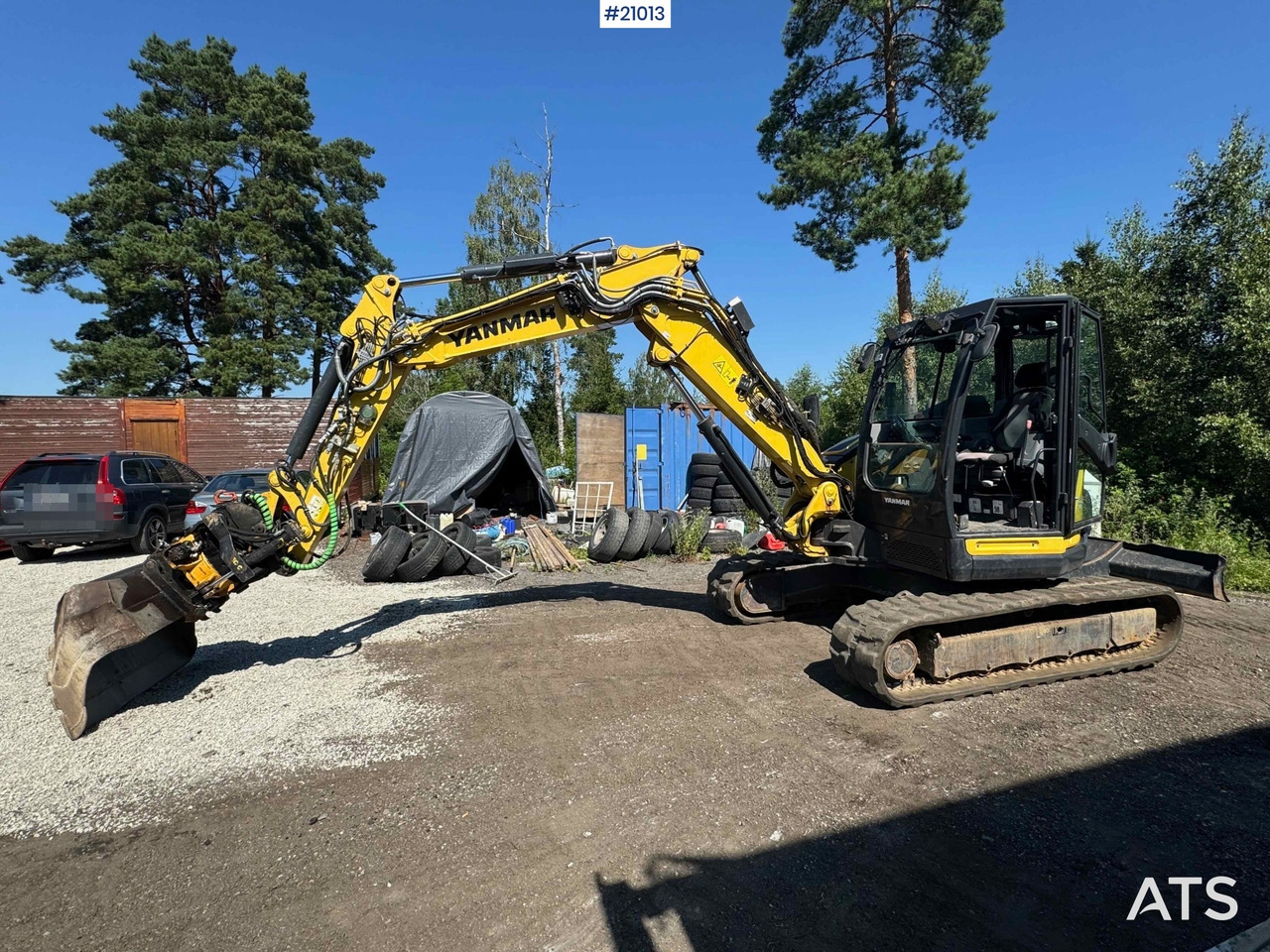 Yanmar VI080-1a - Верижен багер: снимка 2 Yanmar VI080-1a - Верижен багер: снимка 2