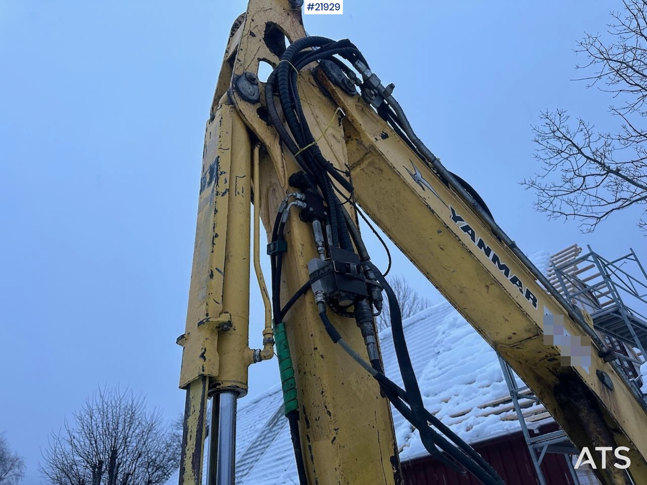 Мини багер Yanmar VIO57-U graver m/rototilt og 3 skuffer.: снимка 11