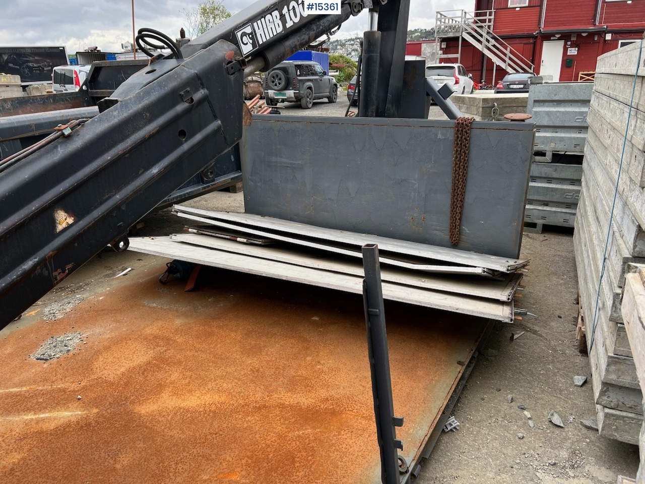 Krokløftkasse m/ HIAB kran - Мултилифт контейнер: снимка 4 Krokløftkasse m/ HIAB kran - Мултилифт контейнер: снимка 4