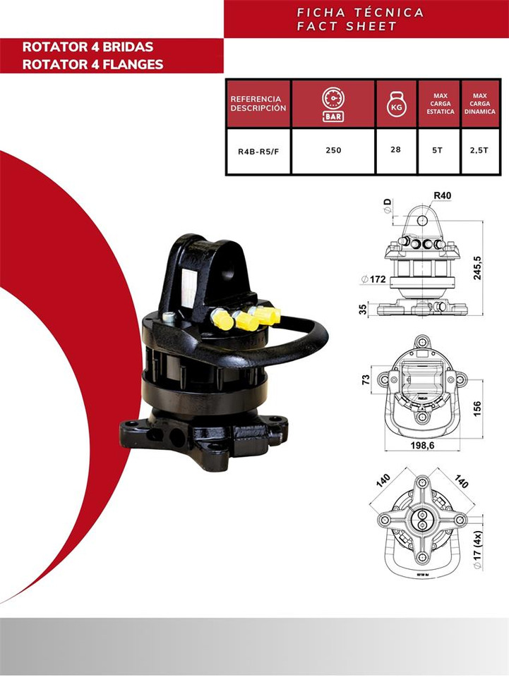 320-Liter Clamshell Bucket with Rotator and Couple OF-B320-RAI - Грайферна кофа за Кран за камион: снимка 4 320-Liter Clamshell Bucket with Rotator and Couple OF-B320-RAI - Грайферна кофа за Кран за камион: снимка 4