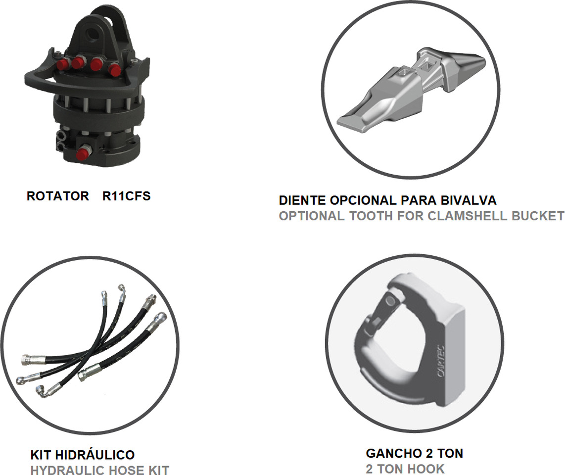 Clamshell bucket with high capacity BV-S 1000 - Грайферна кофа за Кран за камион: снимка 4 Clamshell bucket with high capacity BV-S 1000 - Грайферна кофа за Кран за камион: снимка 4