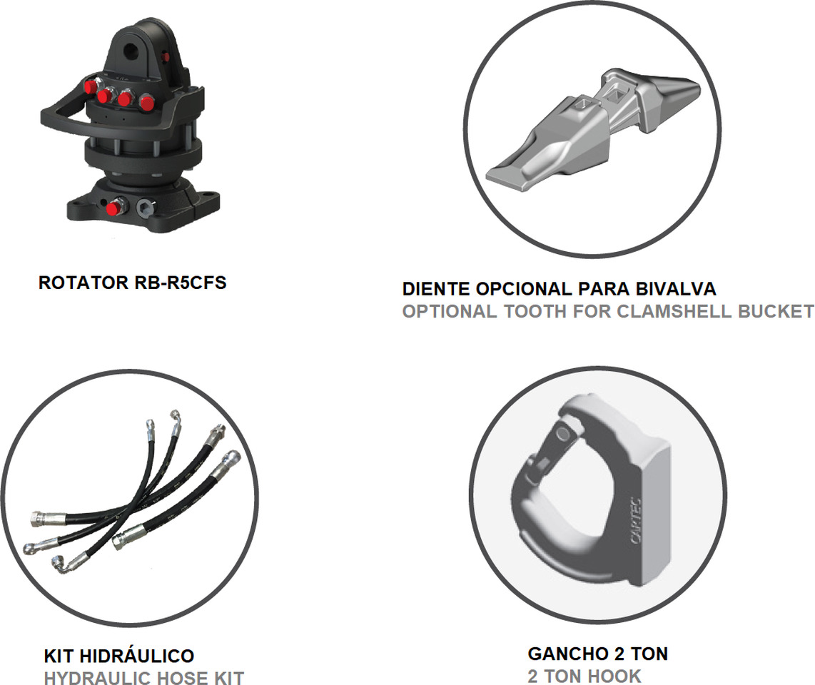 Clamshell bucket withouth side-walls BV-MR 400 - Грайферна кофа за Кран за камион: снимка 3 Clamshell bucket withouth side-walls BV-MR 400 - Грайферна кофа за Кран за камион: снимка 3