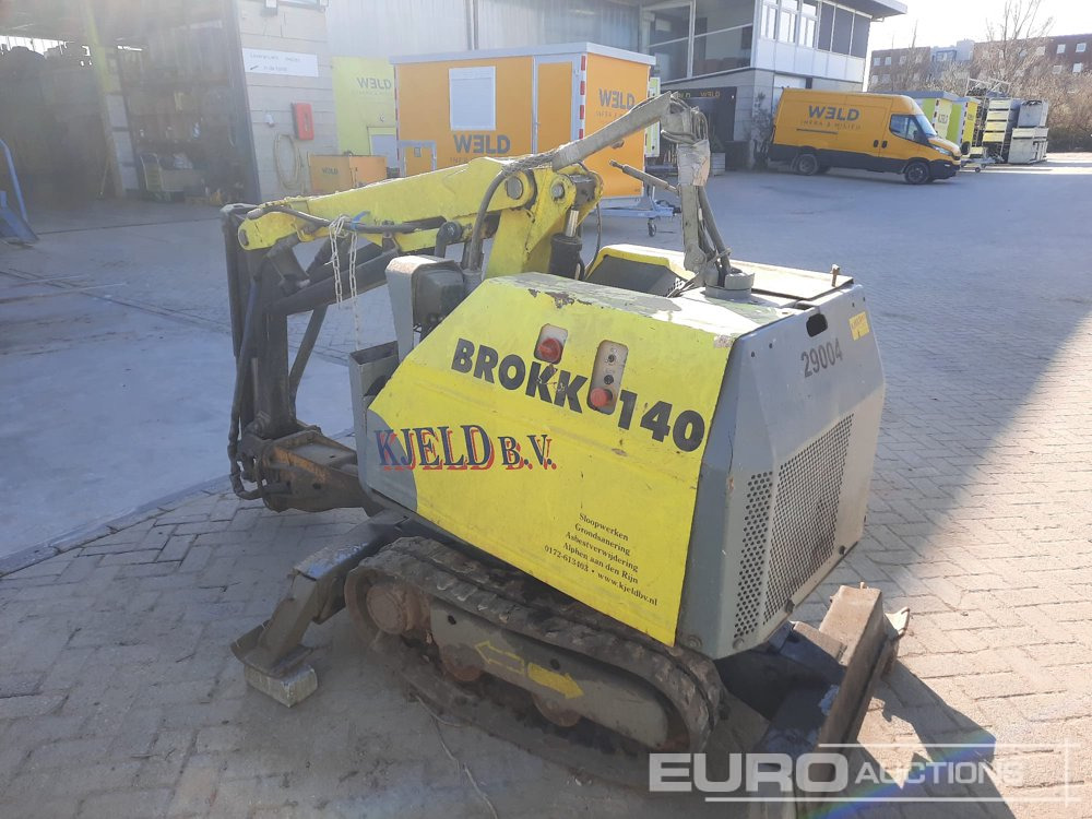 1996 Brokk 110E Remote Controlled Robotic Excavator, Rubber tracked, Stabilisers, Piped, All. Piping, QH, Hammer, Bucket - Мини багер: снимка 1 1996 Brokk 110E Remote Controlled Robotic Excavator, Rubber tracked, Stabilisers, Piped, All. Piping, QH, Hammer, Bucket - Мини багер: снимка 1