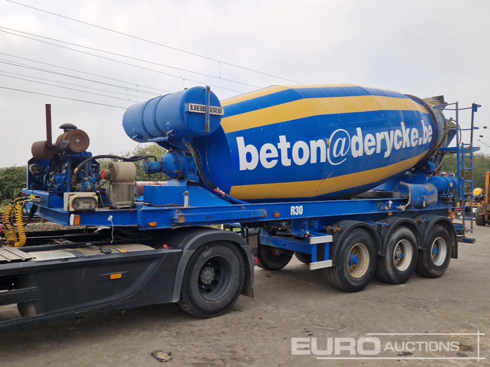 2001 Kumlin SF37.5 3 Axle Concrete Mixer Trailer (German Reg. Docs. Available) - Полуремарке бетон миксер: снимка 1 2001 Kumlin SF37.5 3 Axle Concrete Mixer Trailer (German Reg. Docs. Available) - Полуремарке бетон миксер: снимка 1