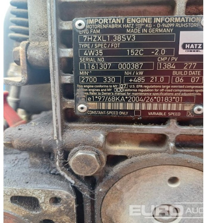 2007 Hamm HD10VV - Валяк: снимка 5 2007 Hamm HD10VV - Валяк: снимка 5