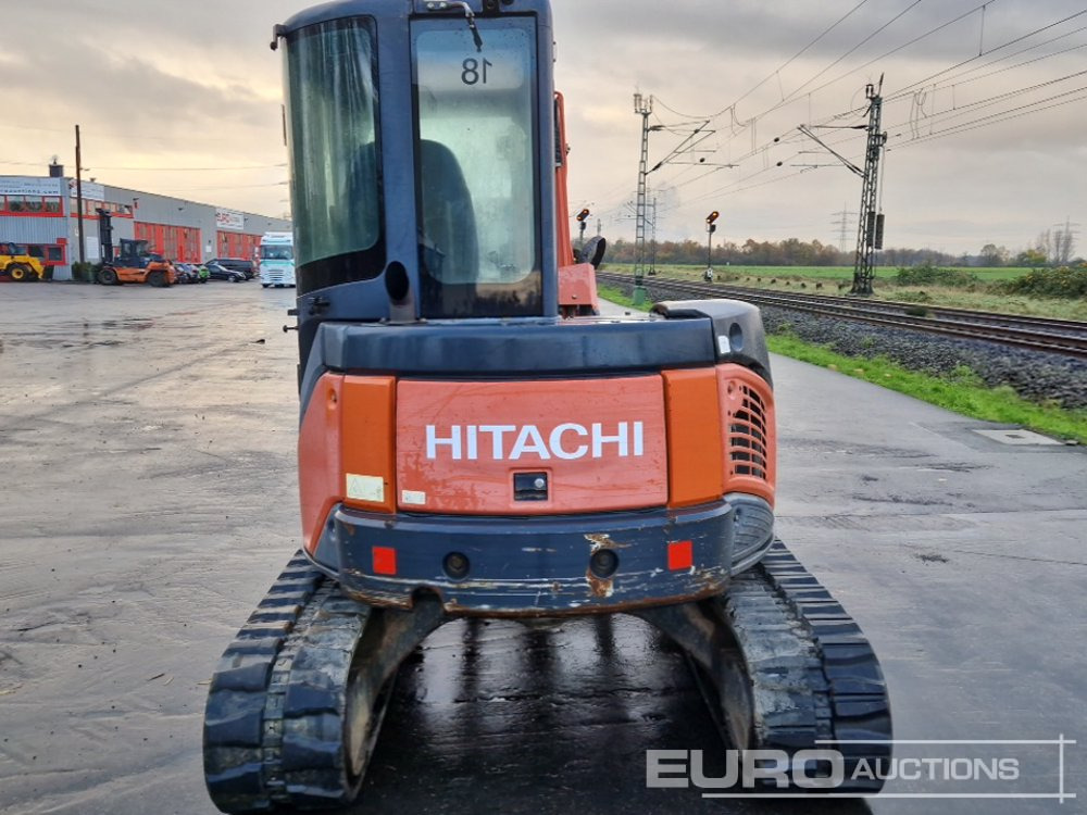 2010 Hitachi ZX52U-3 CLR - Мини багер: снимка 4 2010 Hitachi ZX52U-3 CLR - Мини багер: снимка 4
