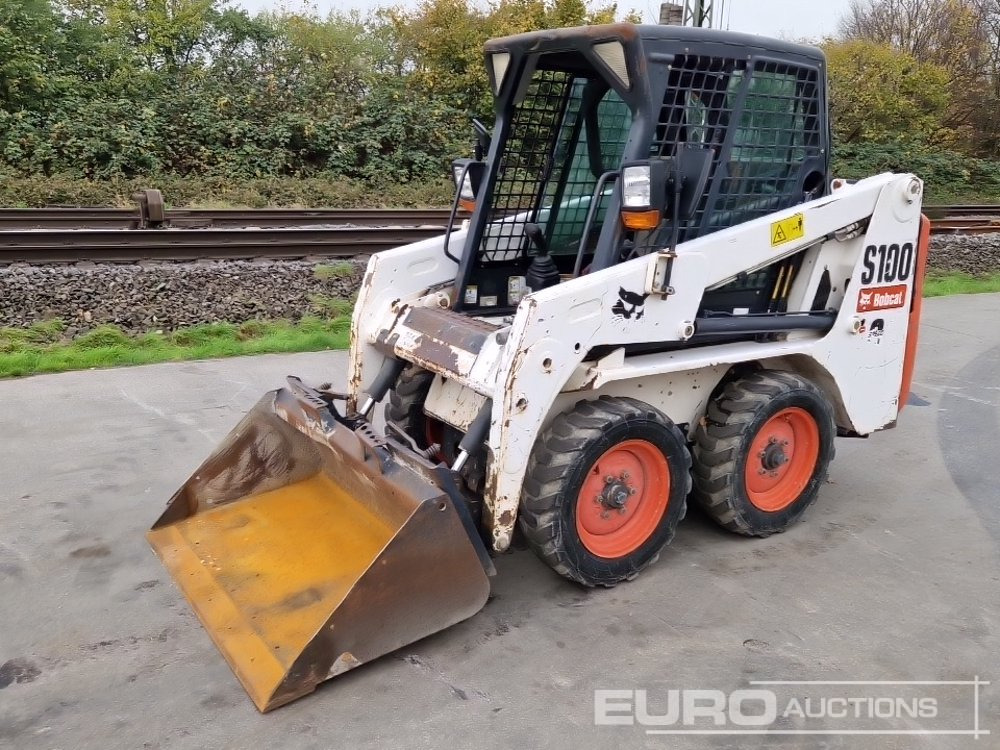 2011 Bobcat S100 - Мини челен товарач: снимка 1 2011 Bobcat S100 - Мини челен товарач: снимка 1