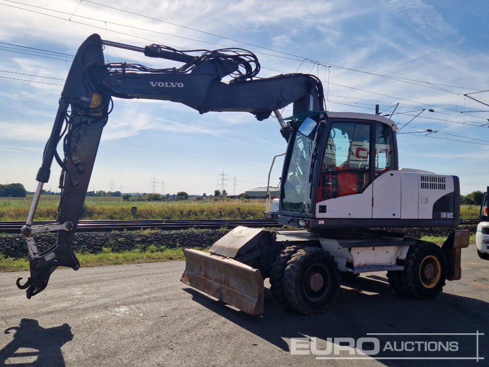 2011 Volvo EW160C - Колесен багер: снимка 1 2011 Volvo EW160C - Колесен багер: снимка 1