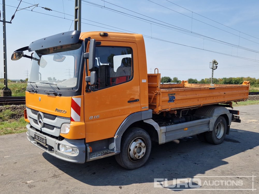 2012 Mercedes Benz Atego 816 - Самосвал камион: снимка 1 2012 Mercedes Benz Atego 816 - Самосвал камион: снимка 1