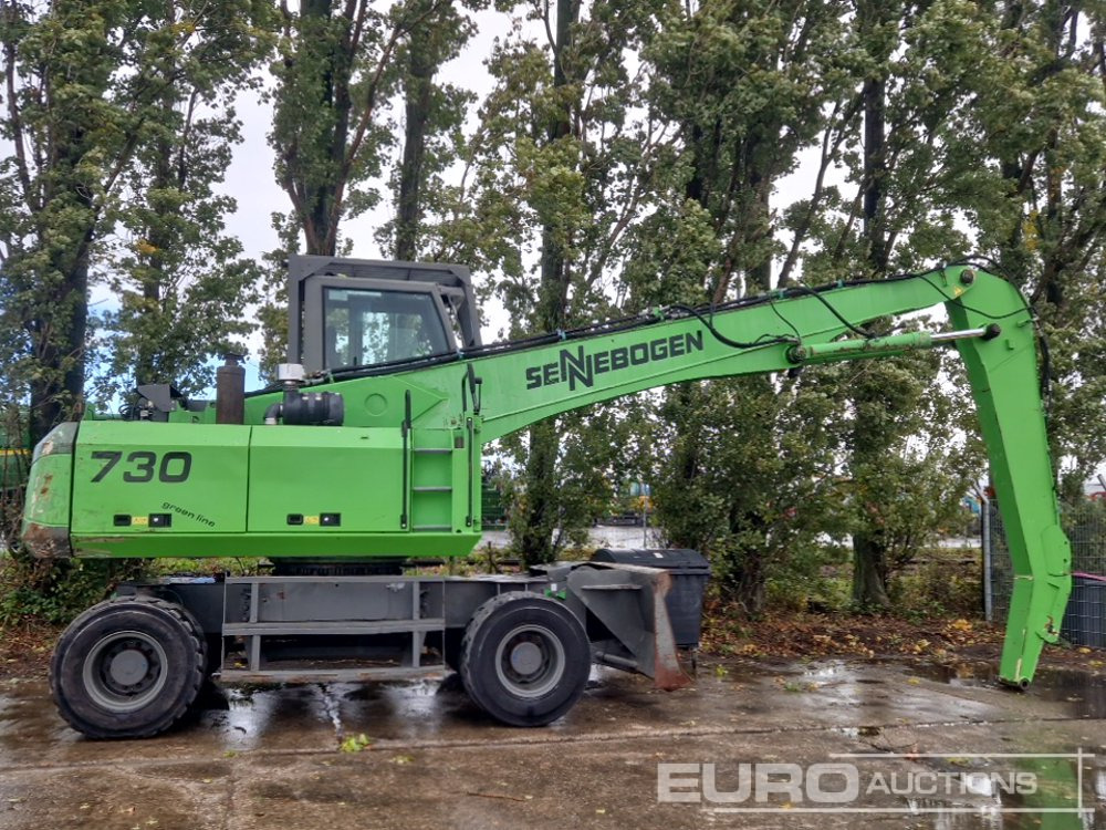2012 Sennebogen 730 - Колесен багер: снимка 1 2012 Sennebogen 730 - Колесен багер: снимка 1