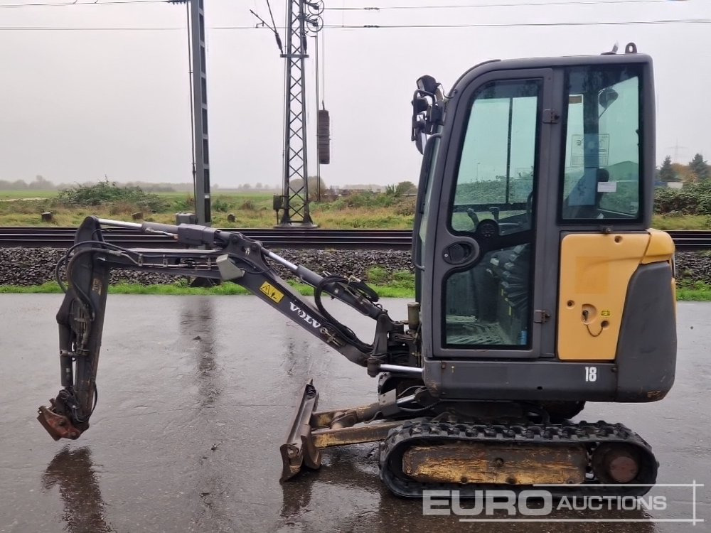 2012 Volvo EC18C - Мини багер: снимка 2 2012 Volvo EC18C - Мини багер: снимка 2