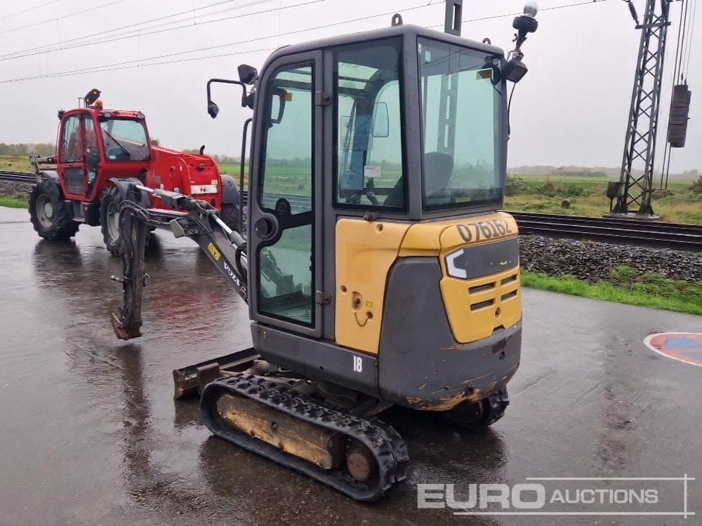 2012 Volvo EC18C - Мини багер: снимка 3 2012 Volvo EC18C - Мини багер: снимка 3