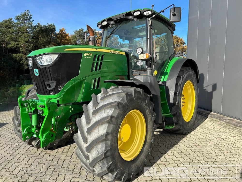 2013 John Deere 6190R - Трактор: снимка 1 2013 John Deere 6190R - Трактор: снимка 1