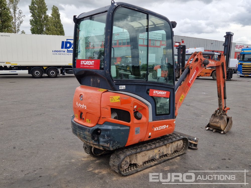 2013 Kubota KX019-4 - Мини багер: снимка 5 2013 Kubota KX019-4 - Мини багер: снимка 5