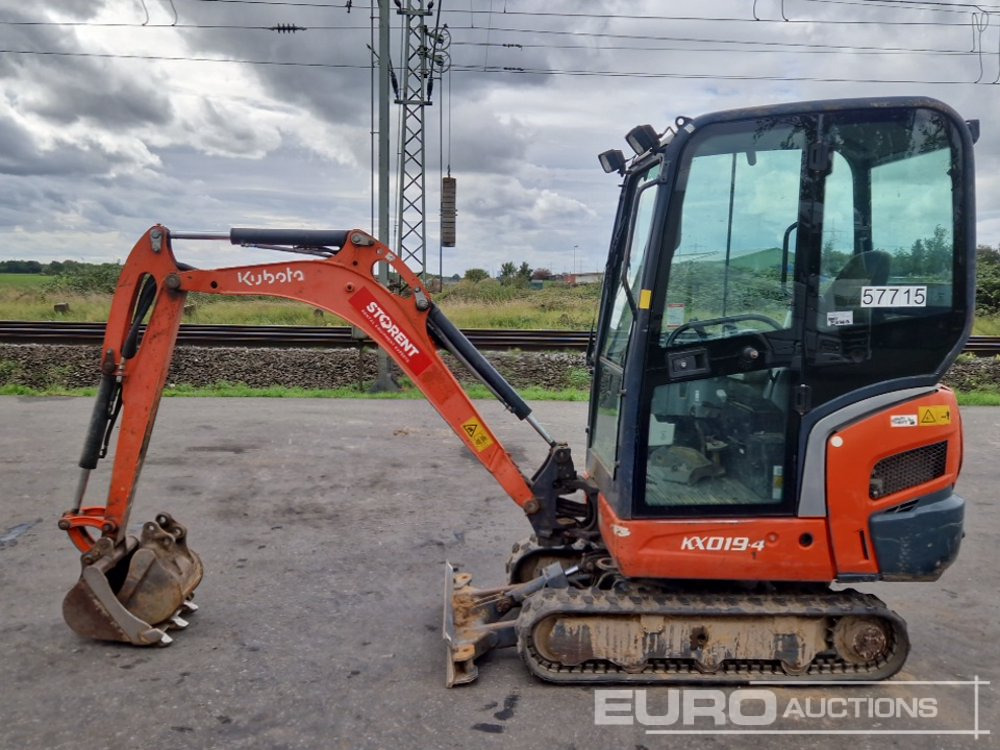 2013 Kubota KX019-4 - Мини багер: снимка 2 2013 Kubota KX019-4 - Мини багер: снимка 2