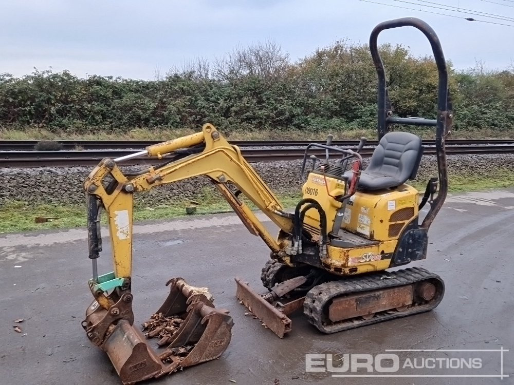2013 Yanmar SV08-1A(S) - Мини багер: снимка 1 2013 Yanmar SV08-1A(S) - Мини багер: снимка 1