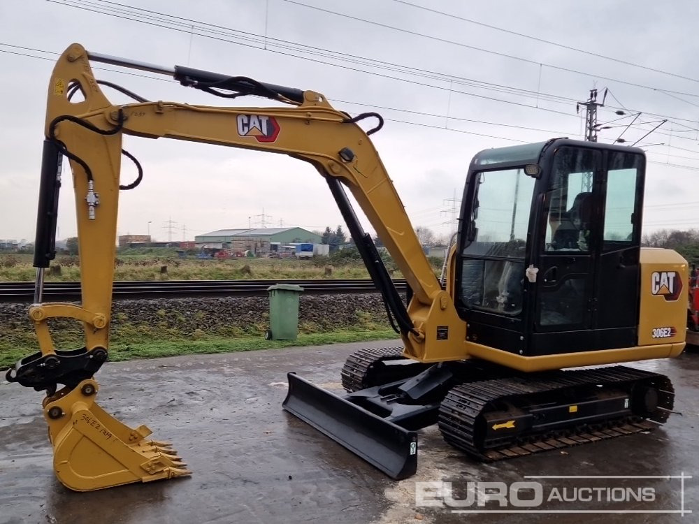 2014 CAT 306E - Мини багер: снимка 1 2014 CAT 306E - Мини багер: снимка 1