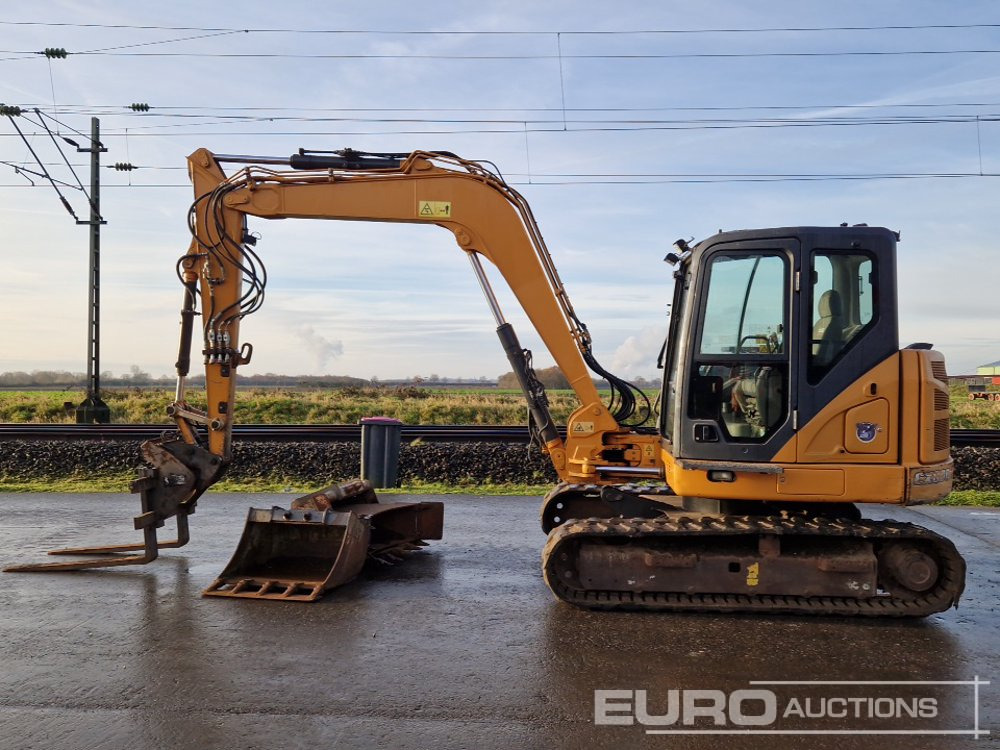 2014 Case CX80C - Мини багер: снимка 2 2014 Case CX80C - Мини багер: снимка 2