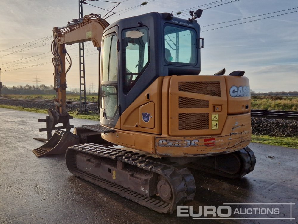 2014 Case CX80C - Мини багер: снимка 3 2014 Case CX80C - Мини багер: снимка 3