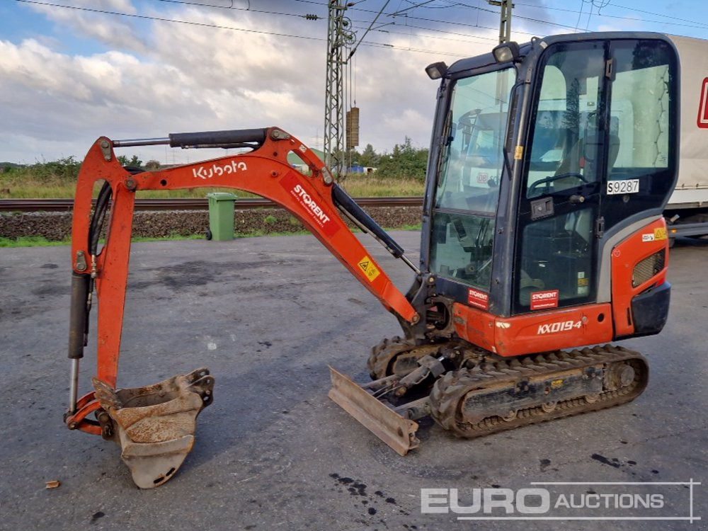 2014 Kubota KX019-4 - Мини багер: снимка 1 2014 Kubota KX019-4 - Мини багер: снимка 1