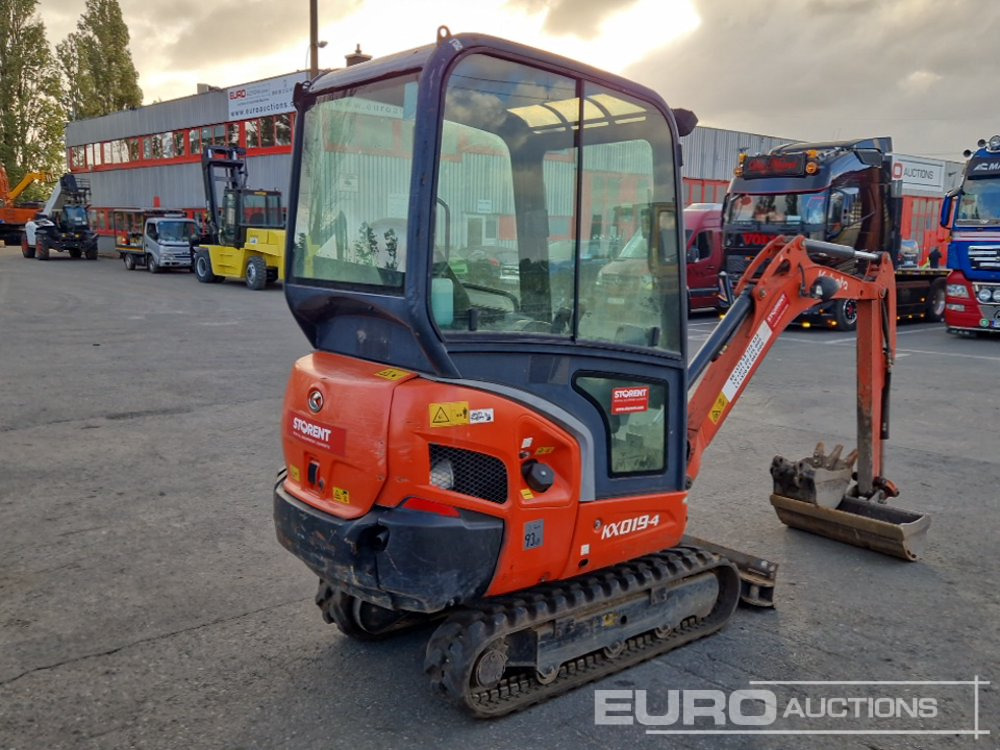 2014 Kubota KX019-4 - Мини багер: снимка 5 2014 Kubota KX019-4 - Мини багер: снимка 5